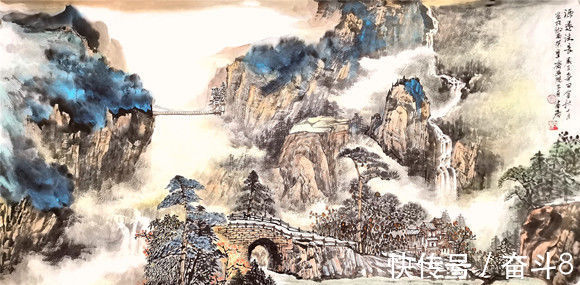 四大美女&当代实力派著名画家彭书春——山水作品欣赏