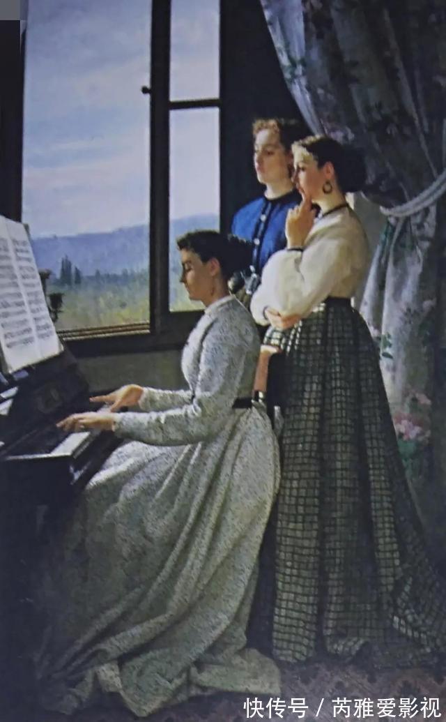 欢乐|浅谈西方画家以画风清新的女性形体油画,彰显纯朴欢乐的生活气息