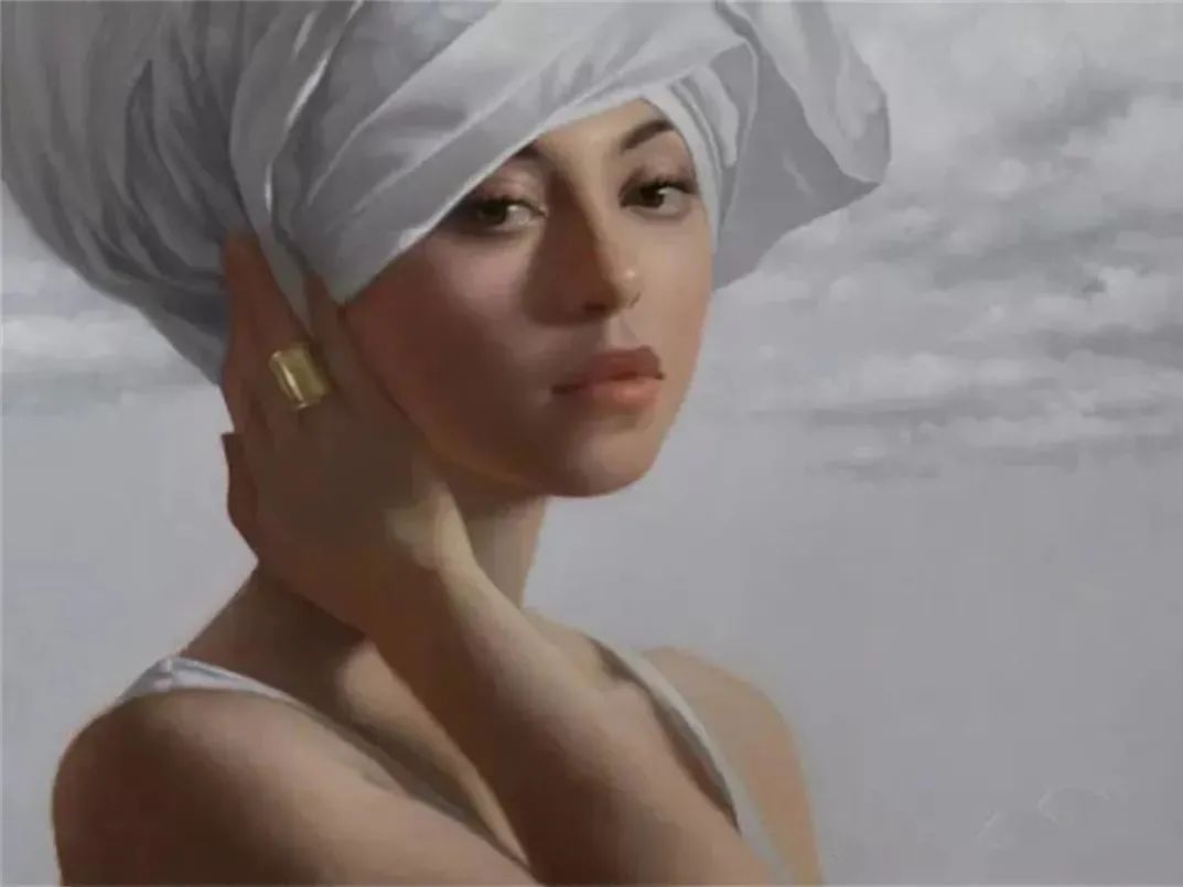 负空间&美国当代学院派画家大卫·格雷的作品,古朴之美,甚美