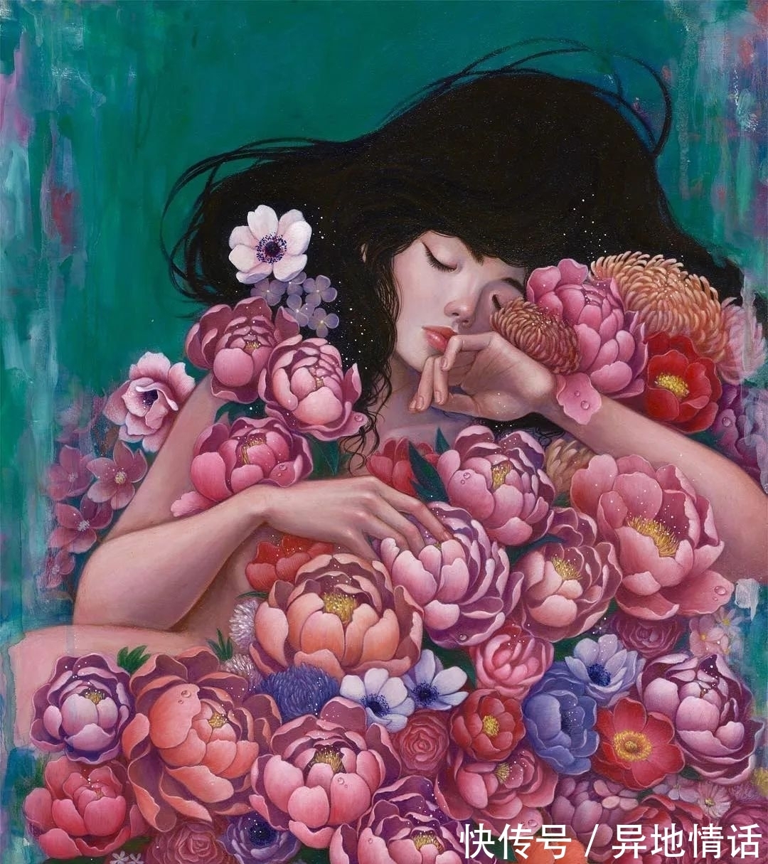 斯特拉·伊姆·赫特伯格@她手绘插画女孩,独特的气质,比任何头像壁纸还美