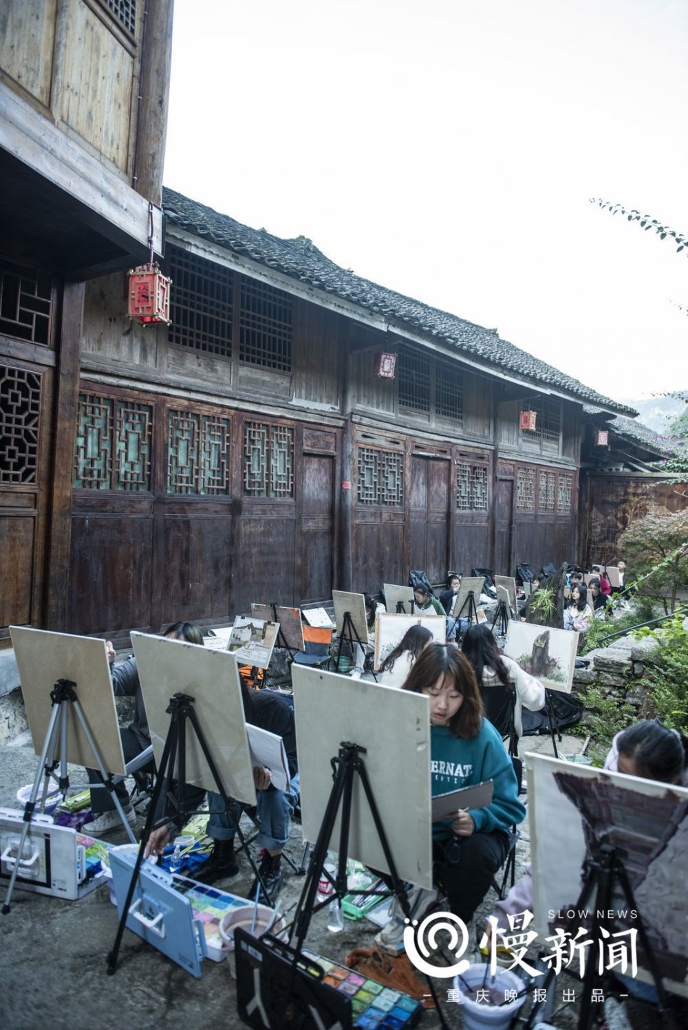 定格|用画笔颜料定格泼墨山水 龚滩,为何如此被画家钟情