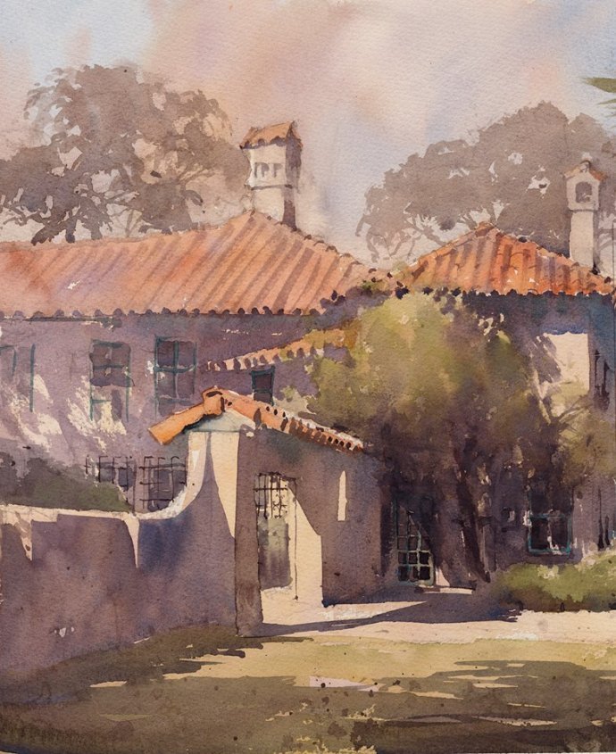 弗拉迪斯拉夫!印象水彩/美国当代艺术家弗拉迪斯拉夫水彩作品