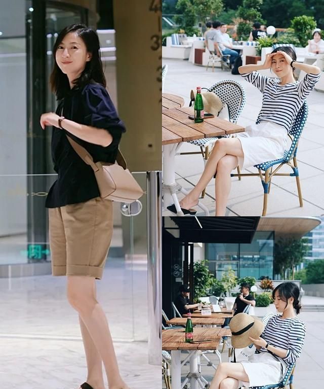 穿搭 中年女人日常穿搭分享，用极简风来迎接初秋，做个气质高级的美女