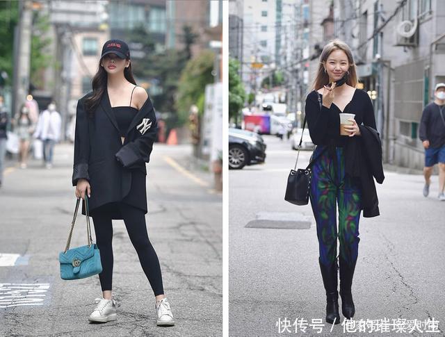韩国女生真会穿，各种西装时髦帅气，简单易学，论会穿就服她们