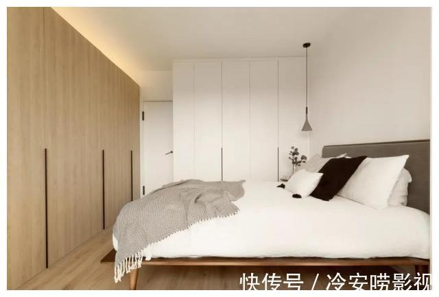 主卧|50㎡一字户型,逆袭两居室,独立厨房+办公区+浴缸全都有,真赞!