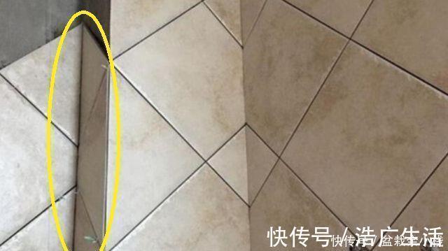 转角|墙砖铺好，业主直说很意外，而师傅笑称：铺法没几个人会