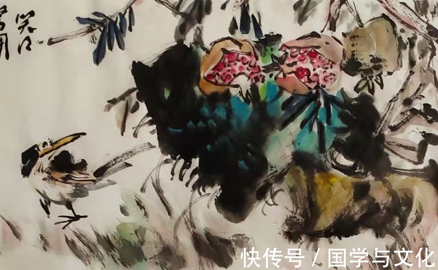 中国书画@书画家张作文大写意作品赏析