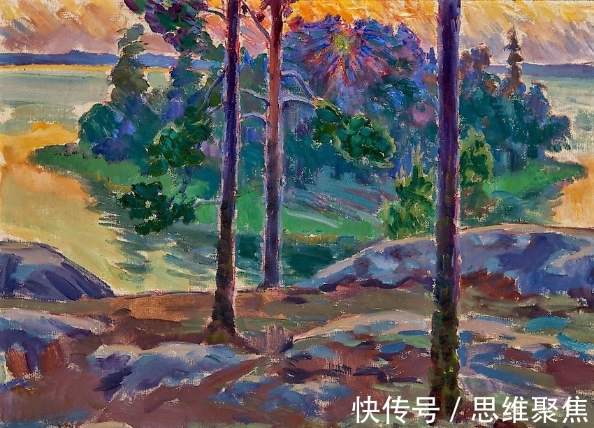 桑特里#笔意未尽的挥洒,印象派画家桑特里的绘画作品