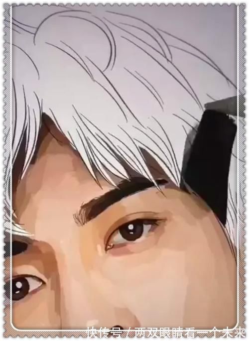 平板画|美术生用平板画“宋威龙”,本以为是黑粉,看到最后打扰了大神