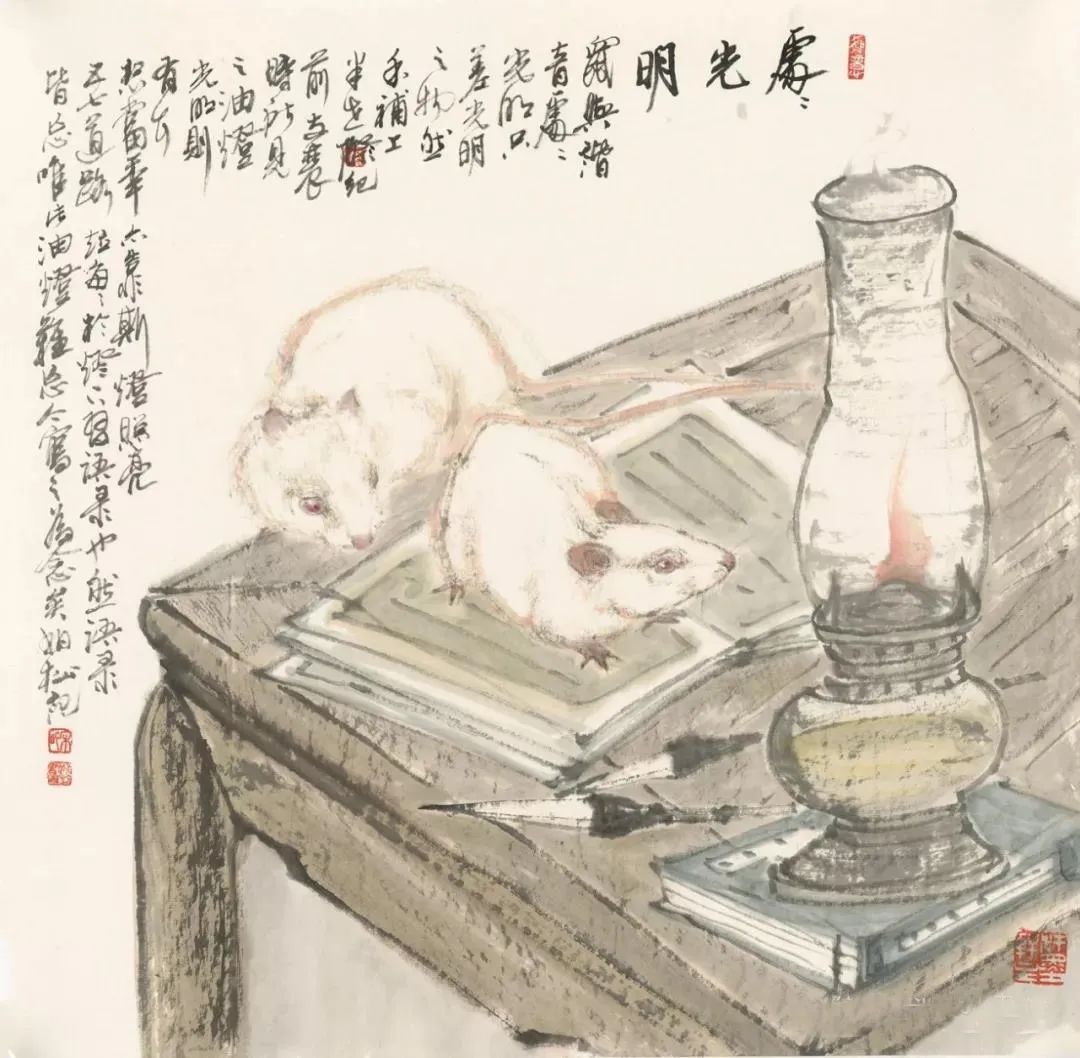 弃武从文!笔歌墨舞·喜庆元宵——壬寅2022年宋柏松国画作品鉴赏