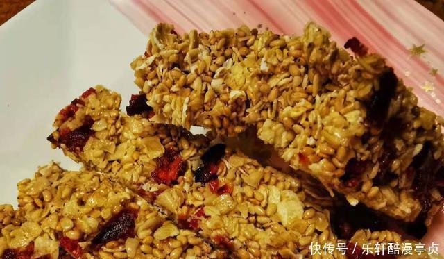 燕麦酥|自制甜又脆的燕麦酥,方法简单,低热量高营养,比外面买的好吃
