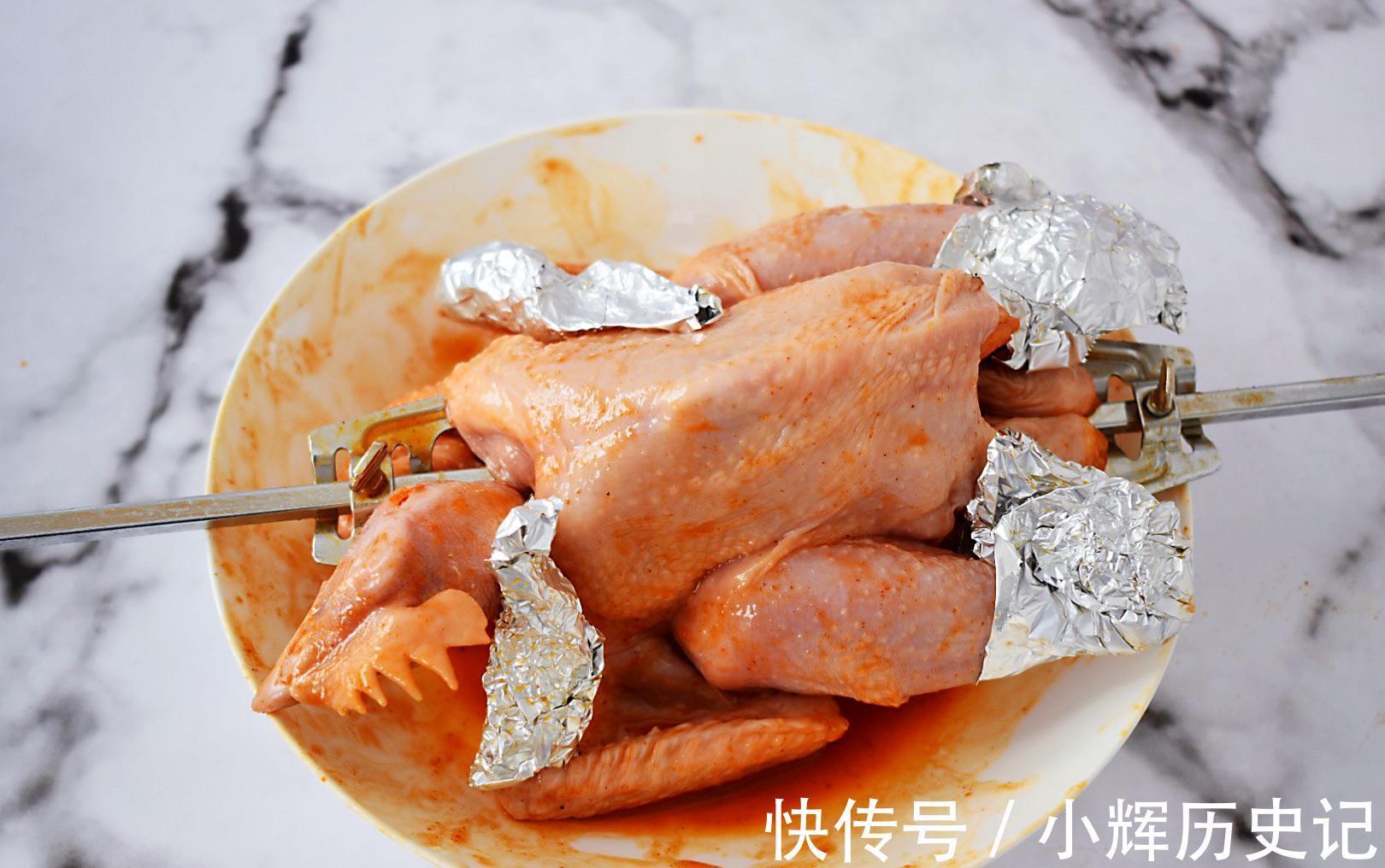 保鲜袋儿|奥尔良烤全鸡,香酥美味,干净健康