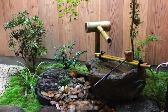 瀑布|如果你也拥有一个院子,面积再小也要做个水景,潺潺流水潇洒惬意