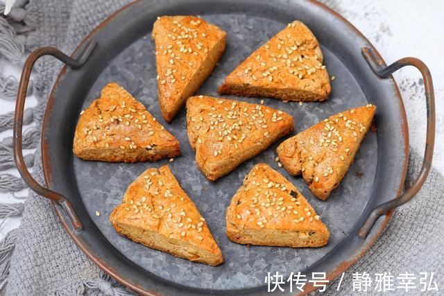 司康|减肥期也能吃西式小点心,免打发无糖低脂咸香适口,解馋还不长肉