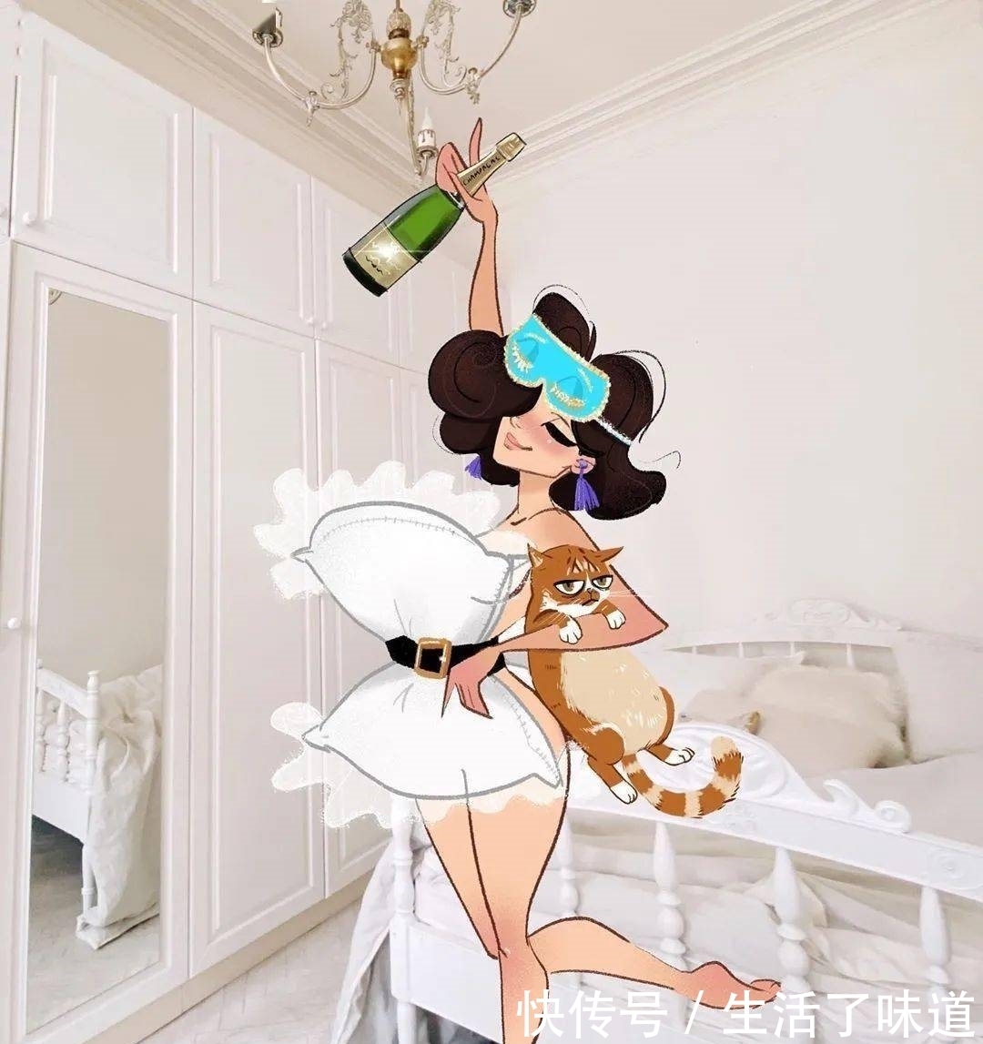 有意思的半边脸肖像:画师otido_4u的平板插画作品|插画师| 作品