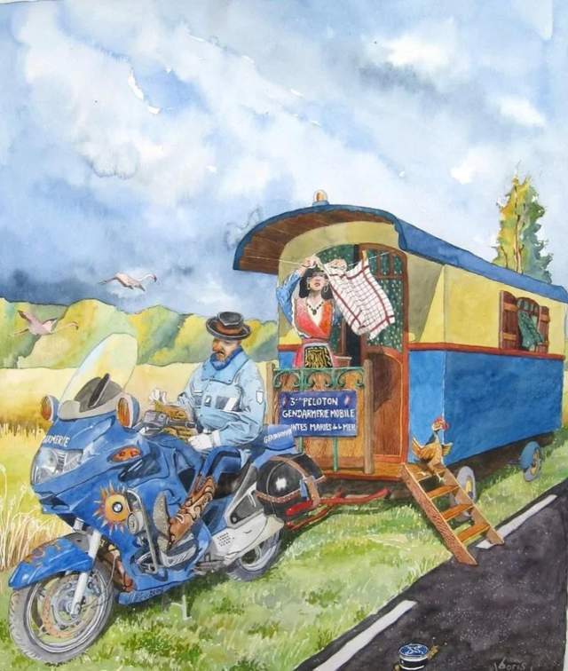 水彩&颇有想象力的插画:童话故事般的建筑水彩