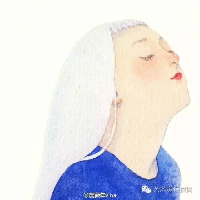  插画|她是鲁美校花，画出来的插画，好暖人