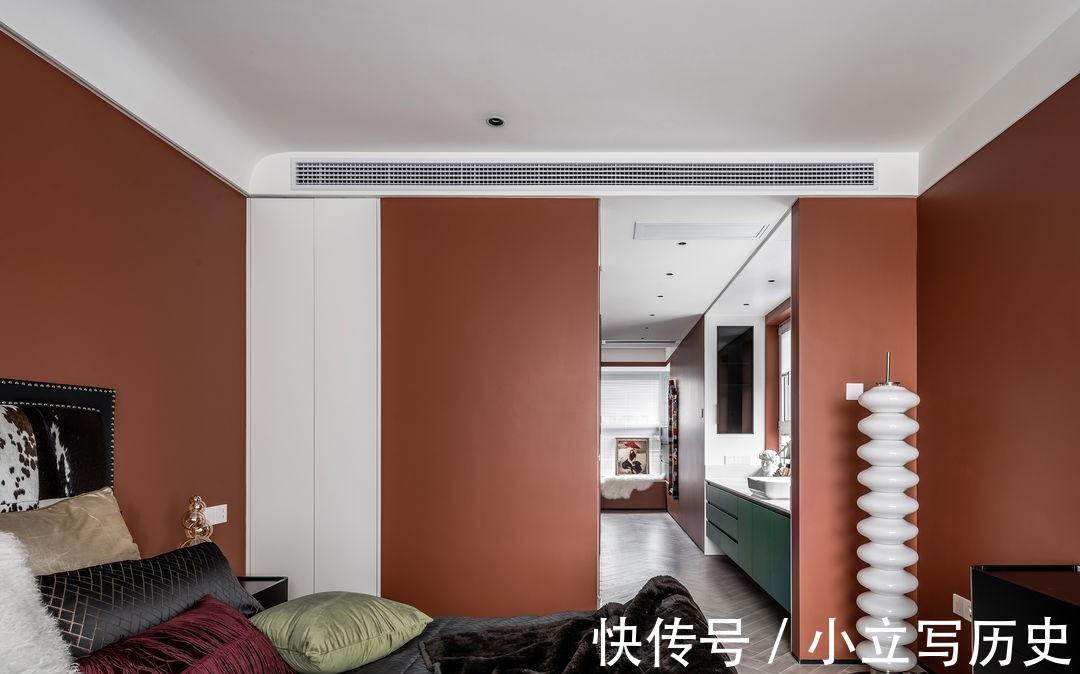 业主|红绿色搭配出雅致空间,热情活泼又张扬,不失自由和浪漫