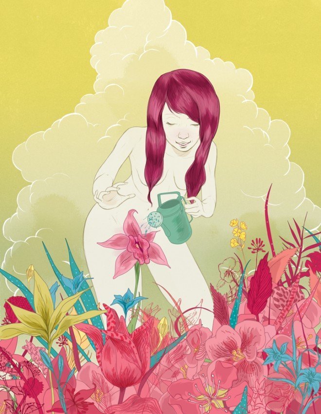 纽约视觉艺术学院#著名插画师马科斯的作品,好迷人!