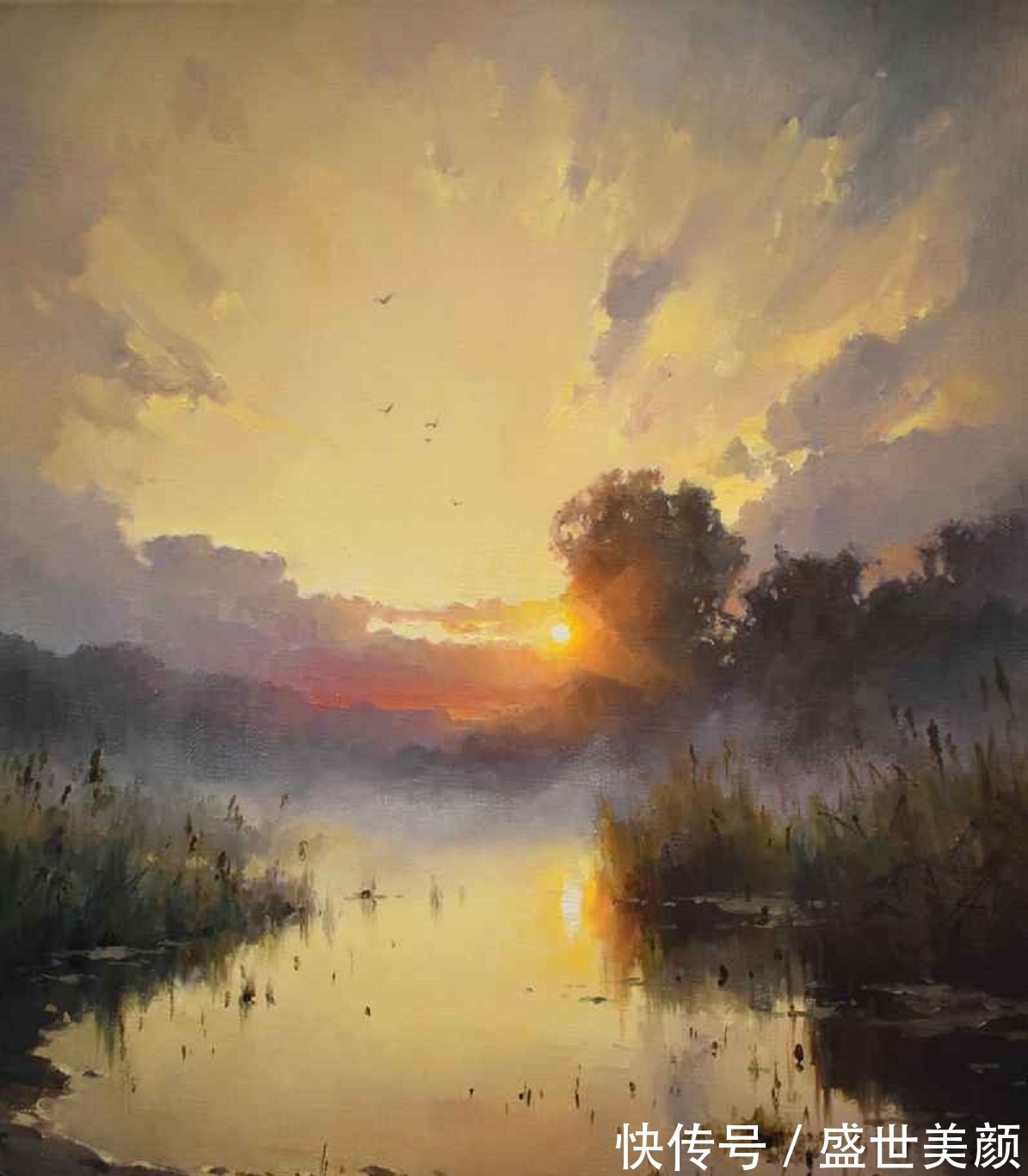 大师$瑰丽的色彩和跳动的光线——俄罗斯大师博日科夫绝美的风景画作