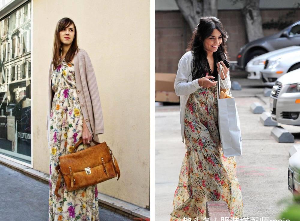 搞定|印花连衣裙+外套,5款造型搞定空调屋穿搭,时髦温度两手抓