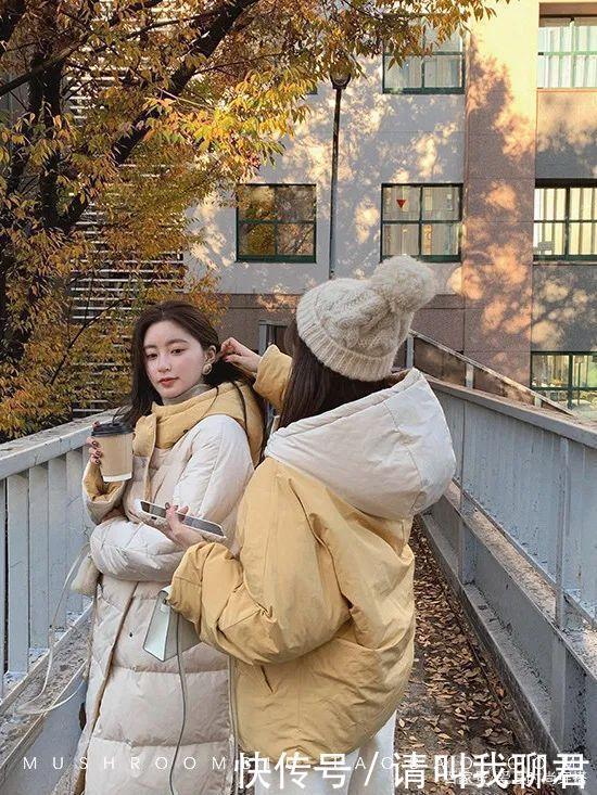 冬天|卫衣+羽绒服,卫衣+大衣,冬天这么穿太好看了