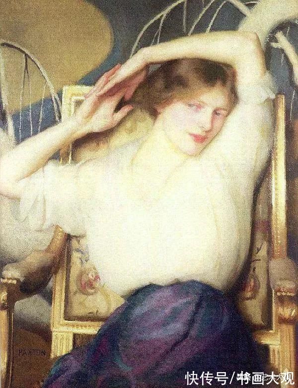 帕克斯顿|当代实力肖像画家帕克斯顿人物油画欣赏