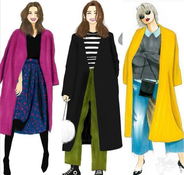 秋冬穿衣别总一身黑,学习日本人的精致穿搭,从发丝到脚透着华丽