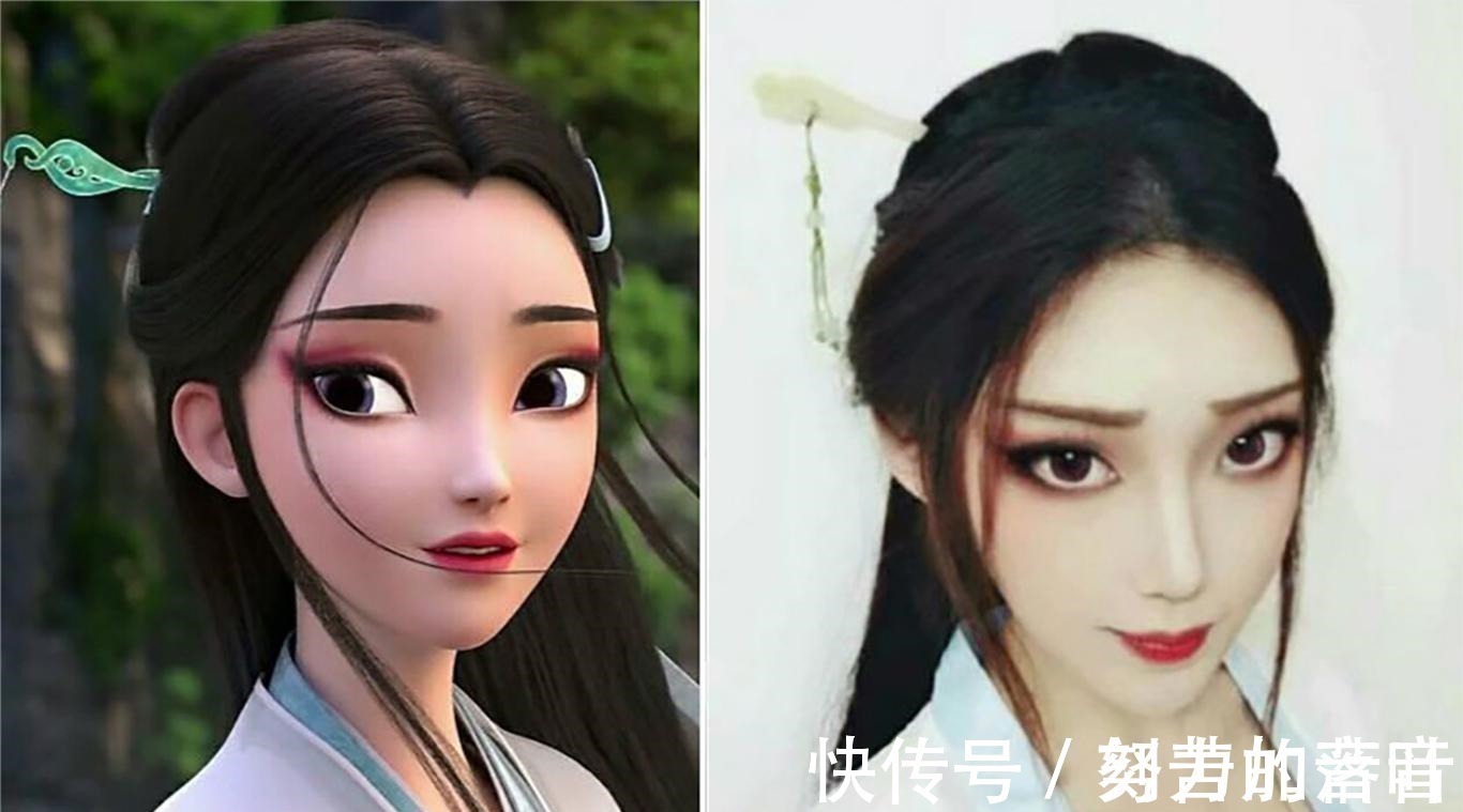 斗罗大陆|二次元仿妆可以以假乱真,富江毫无破绽,史莱克七怪无懈可击