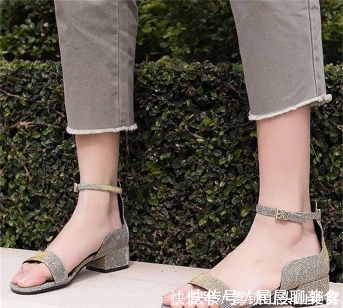 凉鞋 高雅迷人一字带凉鞋,摩登的都市女神范