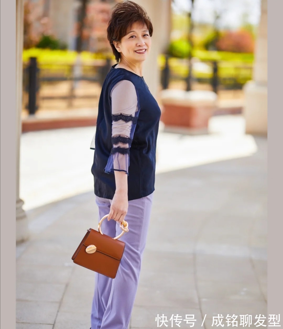 橘色调 适合五六十岁阿姨的入秋穿搭,不花哨不扮嫩,每一套都能照搬