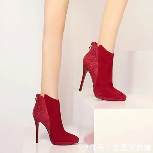 奔放的红色高跟鞋，让你成为街头、舞会的焦点-舞儿网