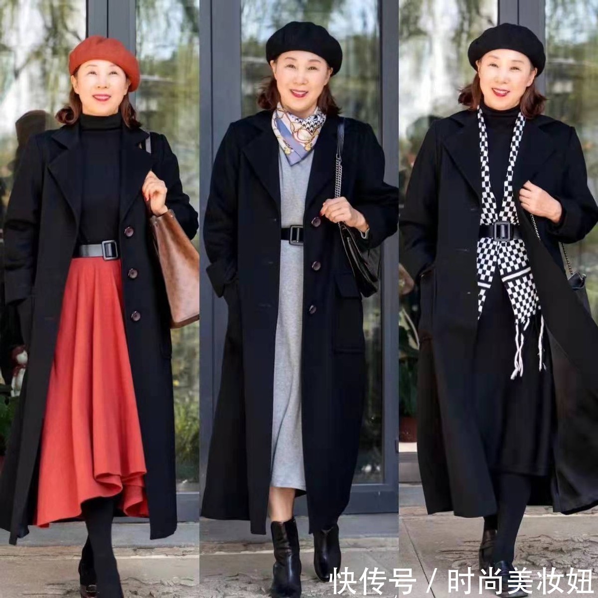 洋气 这位65岁奶奶真会穿,靠“高级配色”打造好气质,每套都洋气