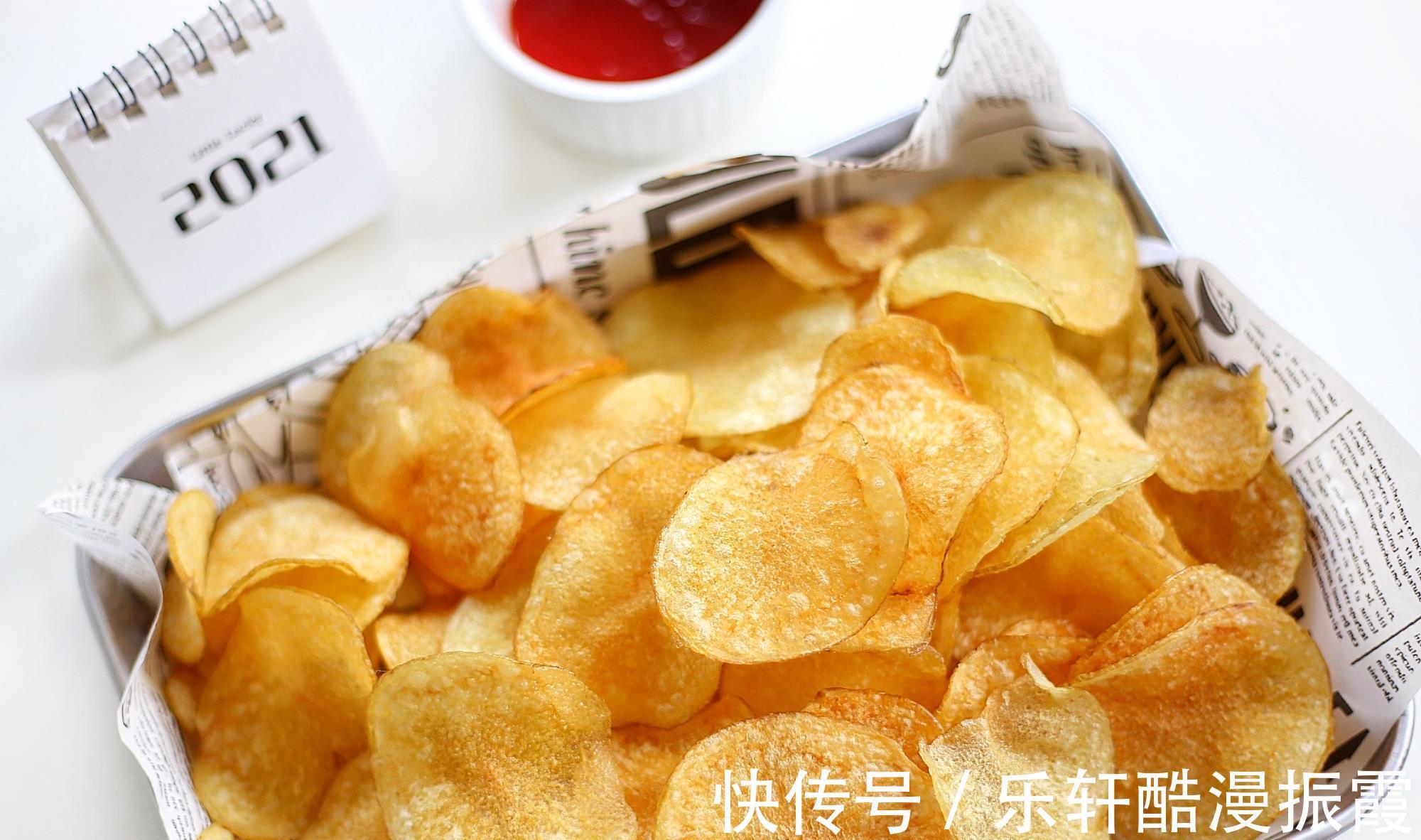 一块钱|用1块钱就能实现薯片自由，满满一大盘，香香脆脆，一次吃到爽