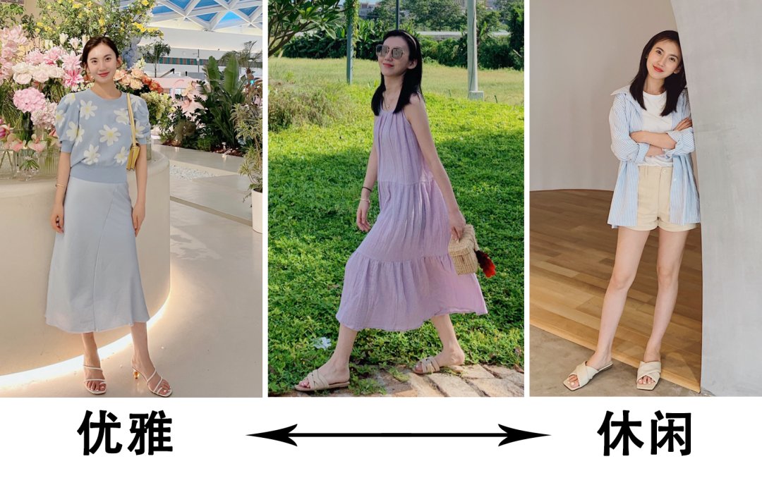 裙子|该买凉拖了!今夏流行这几款,耐穿又显高,搭配裙子好看极了