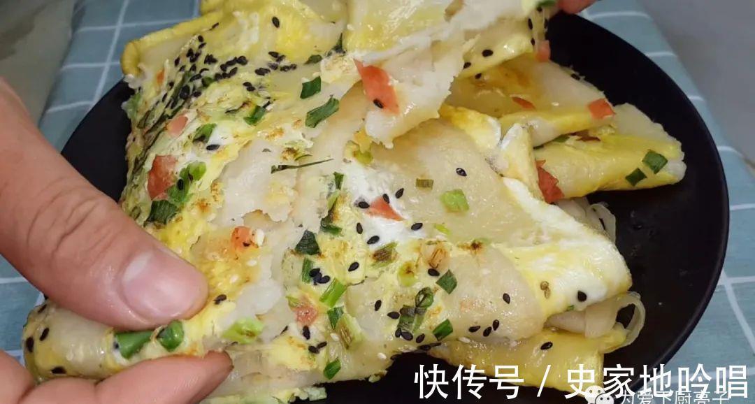 新手|早餐饼怎么做才简单吗,教你一招,5分钟烙三张,新手一次就成功