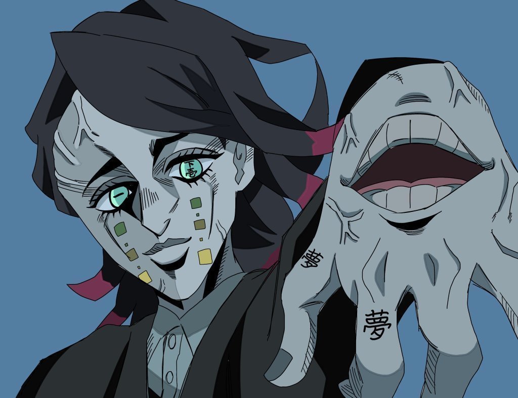 鬼灭之刃|当鬼灭之刃遇上JOJO画风,九柱全员恶人,伊之助毫无违和感