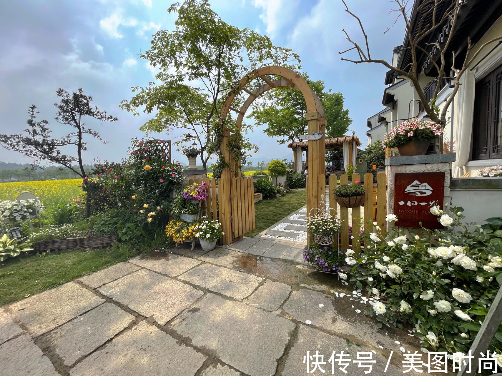 稻香|80㎡最美乡村别墅小院,全由自己亲手布置设计,超有成就感