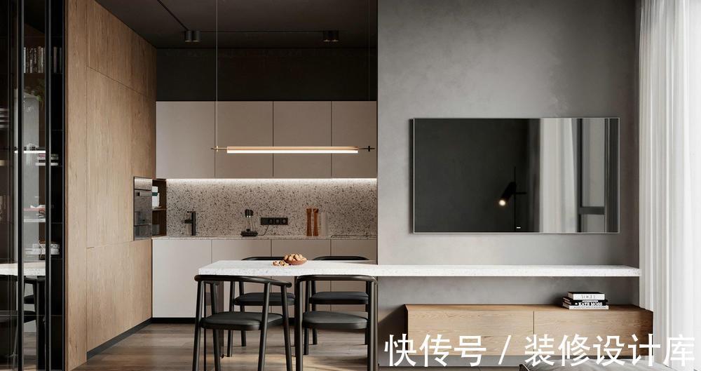 卧室|45平米小户型,全屋不吊顶更显高级,卧室用玻璃门隔断
