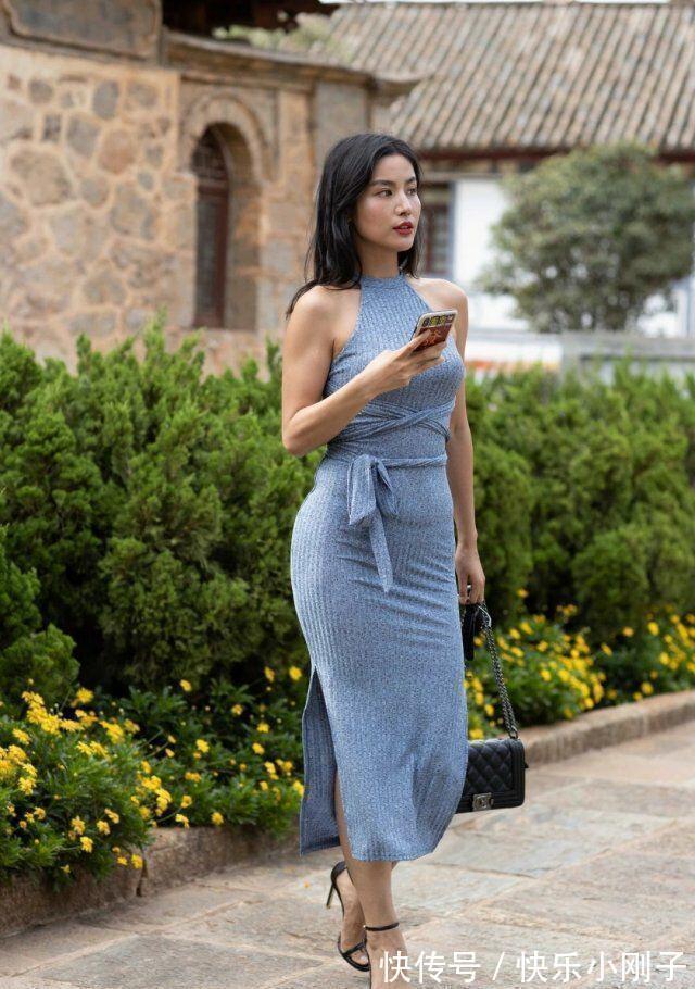连衣裙 潮流个性的连衣裙穿搭彰显一丝活力,时尚雅致又清爽,大方得体