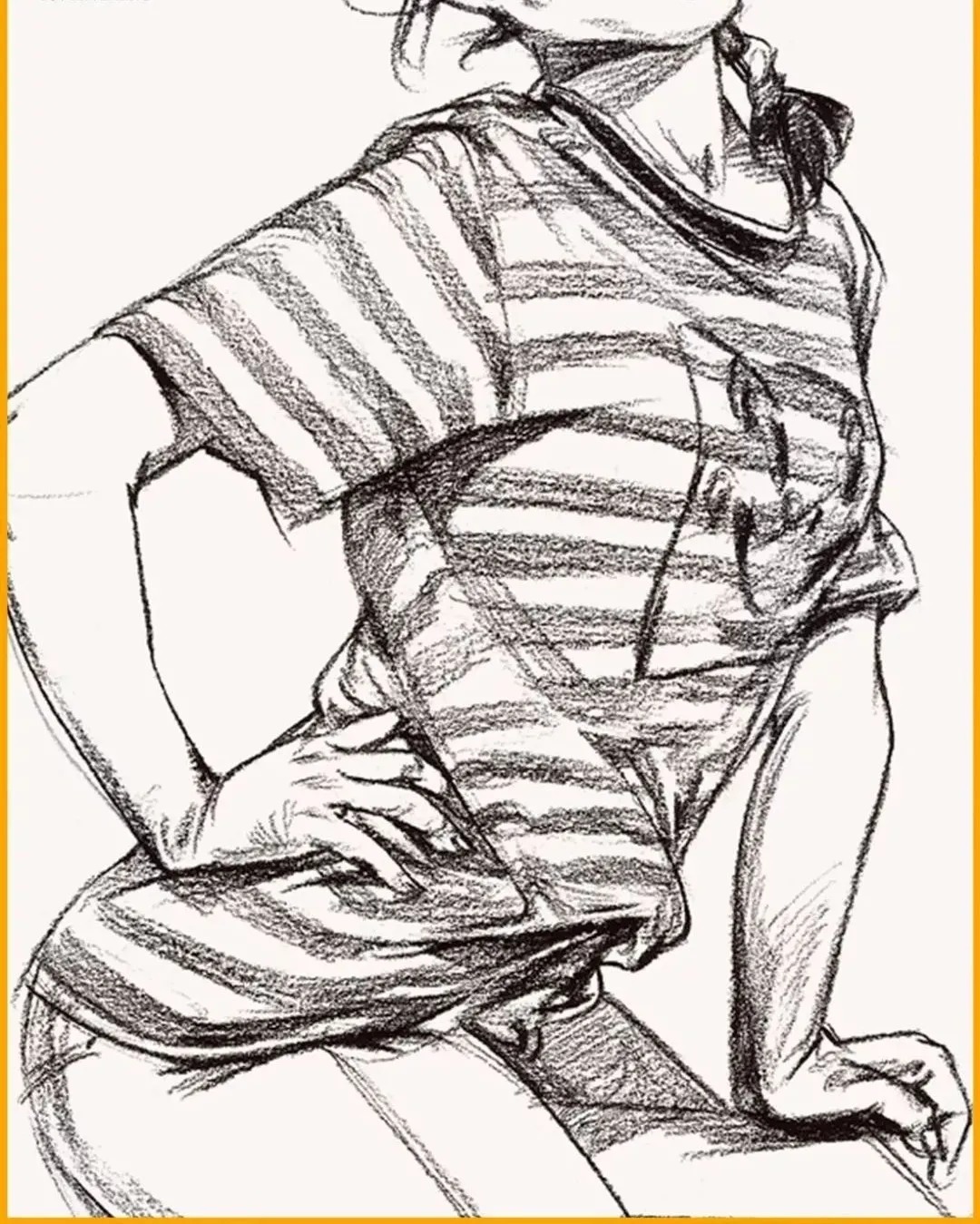 毛病$速写出现这些毛病,说明你的肩膀画得有问题!