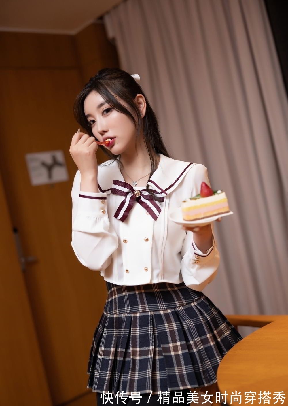 格子裙|青春减龄的学院风美衣,妹纸们快来看看吧