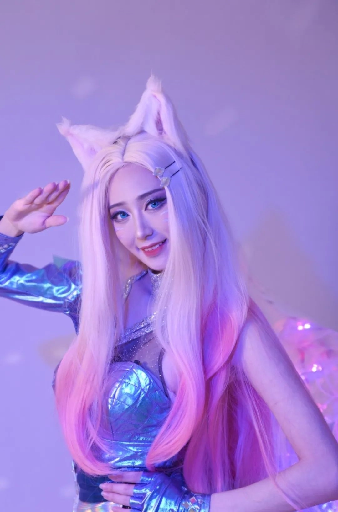 英雄联盟|cos:英雄联盟KDA阿狸cos正片@阿井菇凉