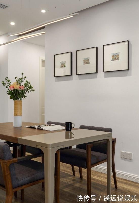 装饰画|仅仅花了9万元，就把103平米的三居室装修的美轮美奂