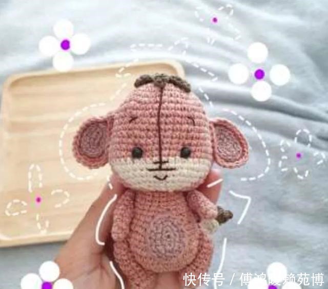 来袭|钩针图解|迷你小驴屹耳倔强来袭,掌声和欢呼声在哪里