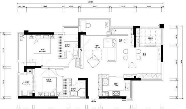 装修|他买下118㎡三室当婚房,拒绝土味装修,现代简约清爽大气,美极了