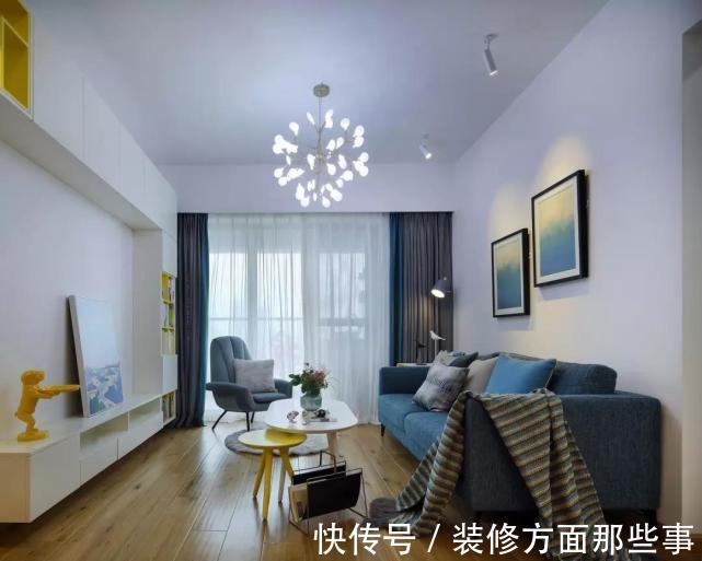 装修|88平北欧风三居室有个明丽却不艳俗,张扬却又温馨的小客厅