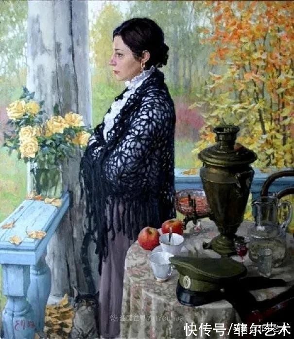 超写实$俄罗斯具象画家叶夫根尼·穆科夫宁超写实油画作品欣赏