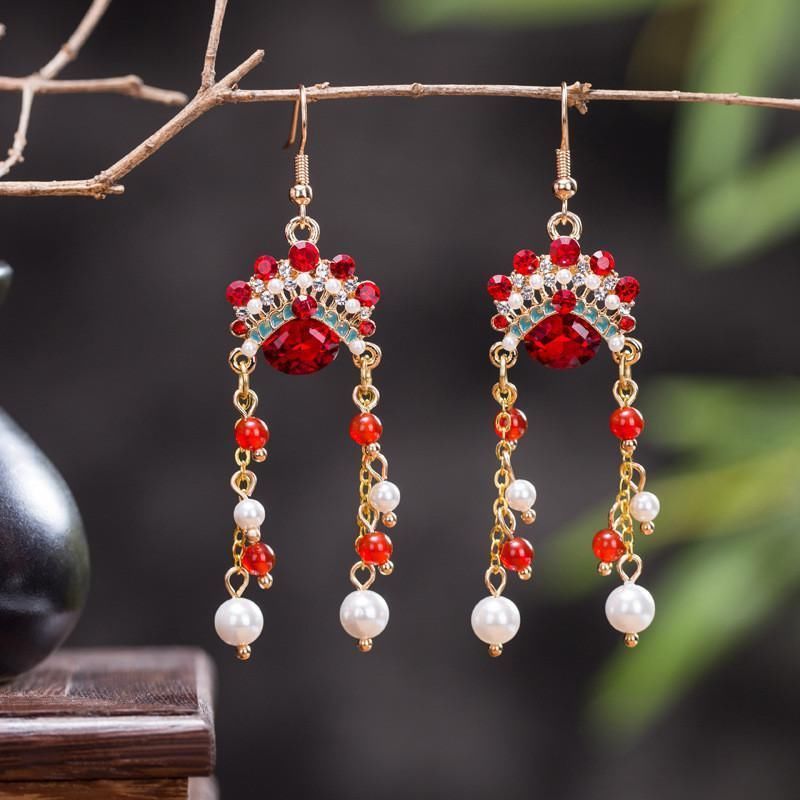 国潮|小姐妹的聚会里如何特立独行艳压群芳?或许这脸谱耳环能帮你