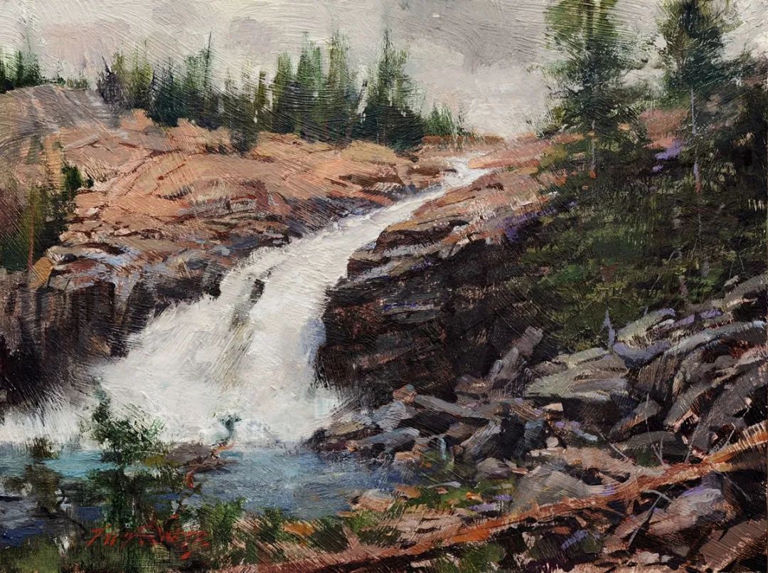 jeffrey|他的油画笔触粗犷又细腻，透着一种不可言说的美